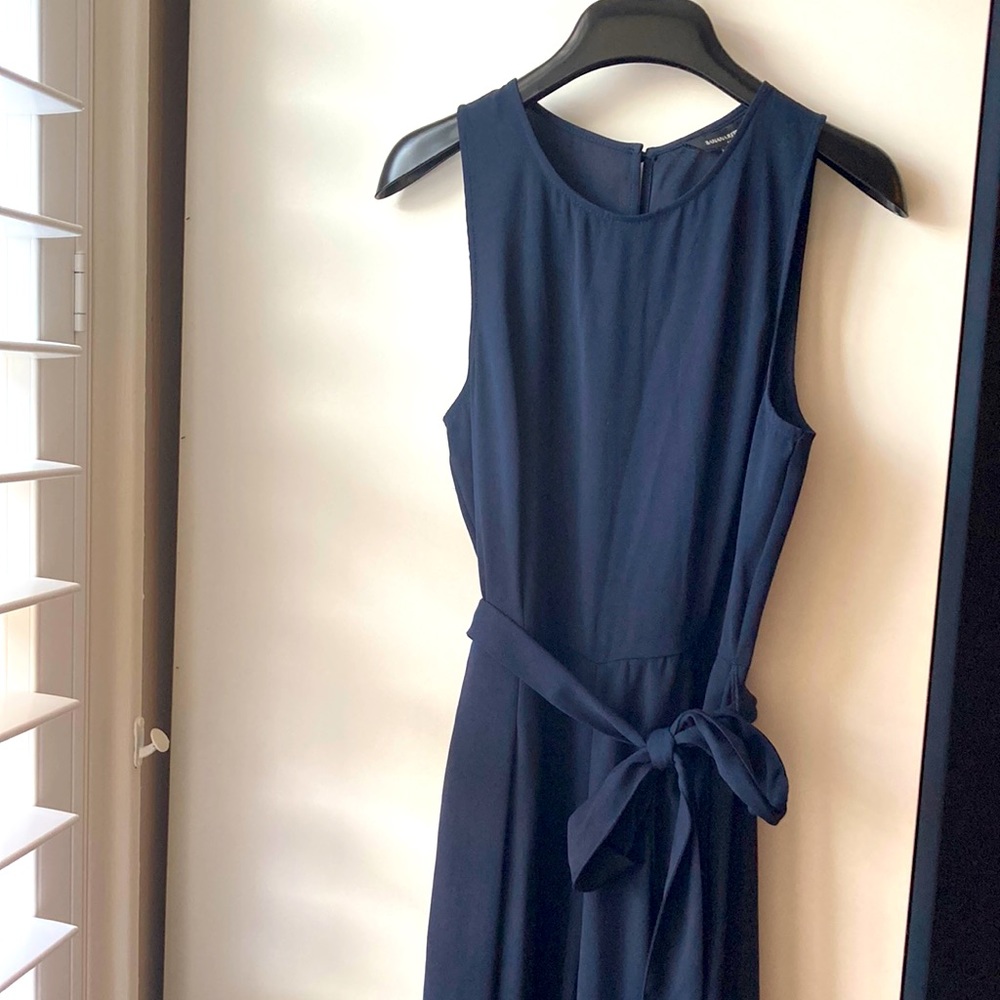 Banana Republic Navy Sleeveless jumpsuit
